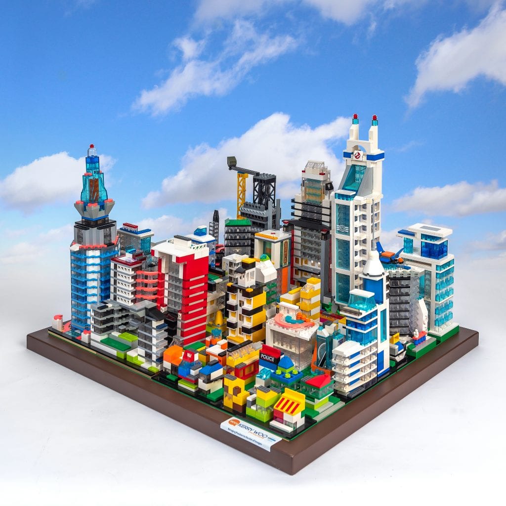 The combination of towers in New York City.  Lego architecture, Lego  skyscraper, Micro lego