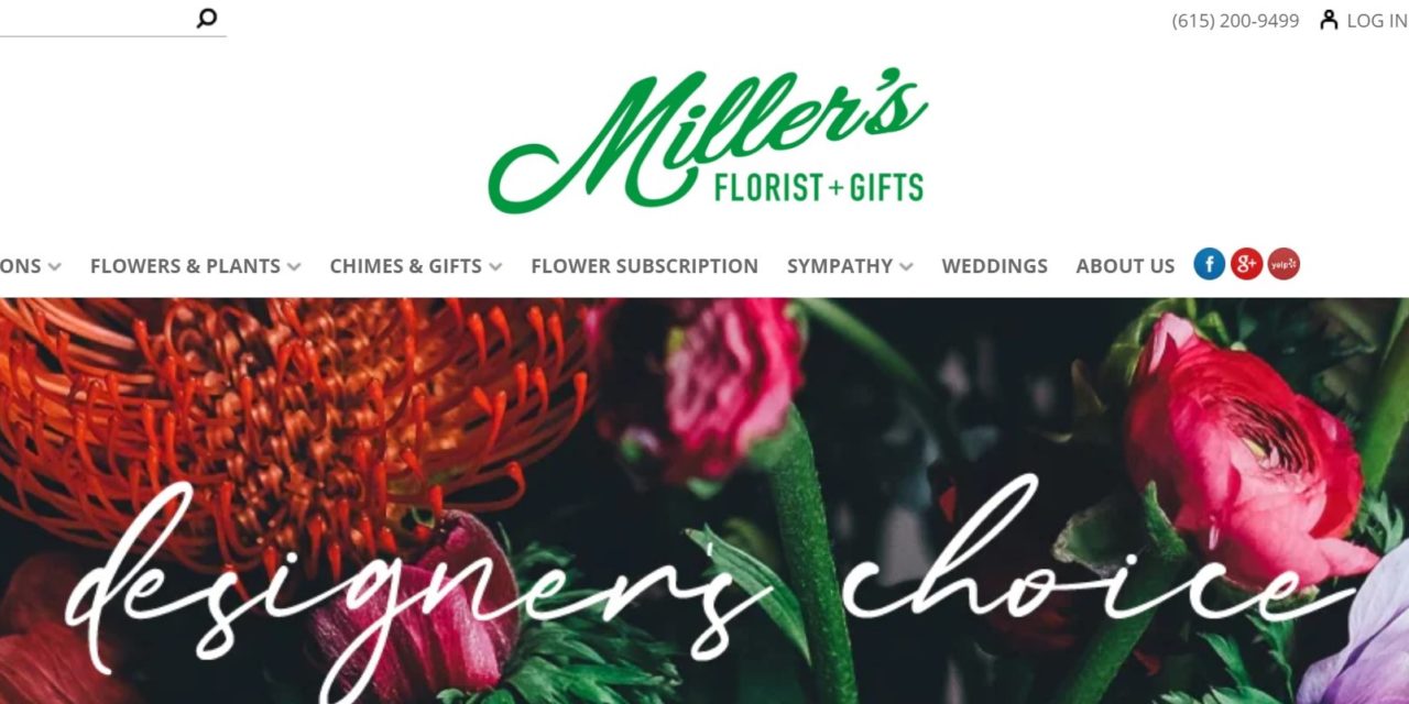 Miller’s Florist Continues to Serve the Greater Nashville Area